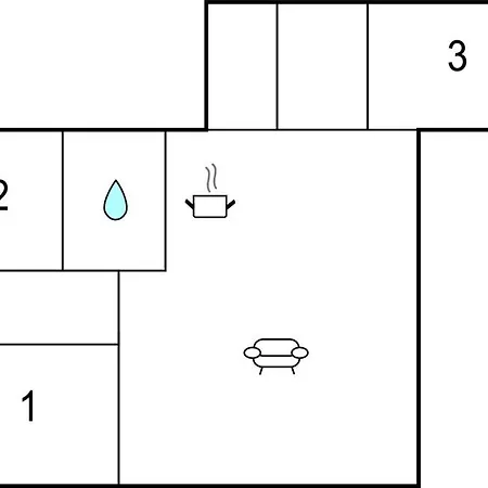 Σπίτι διακοπών 3 Bedroom Awesome In *